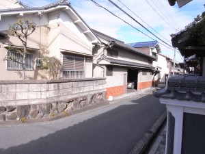 解体前建物 木造の平屋建てです。